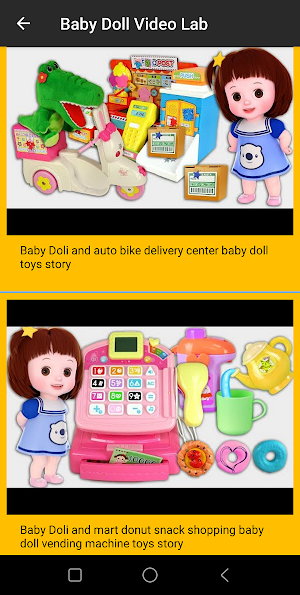 Baby doll & toys Videos Screenshot 1