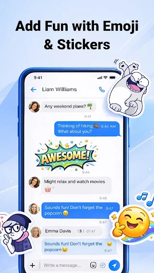 Messages:  SMS Messenger Home Screenshot 1