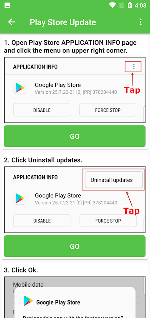 Update Play Store Screenshot 2