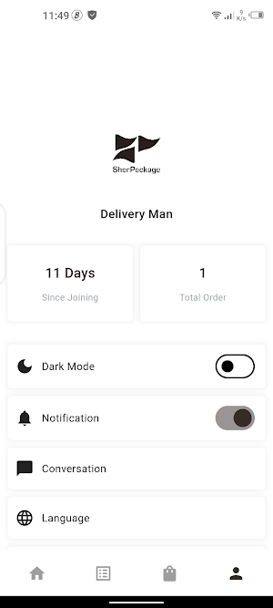 Sherpackage Delivery Screenshot 1