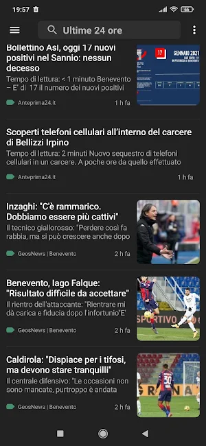 Benevento notizie Screenshot 2