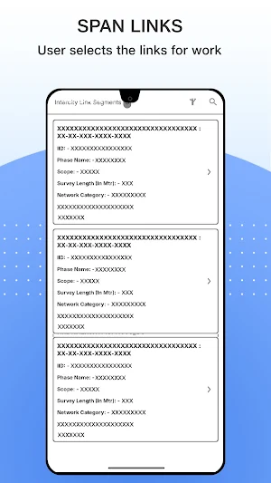 One Fiber mDsurvey Screenshot 2