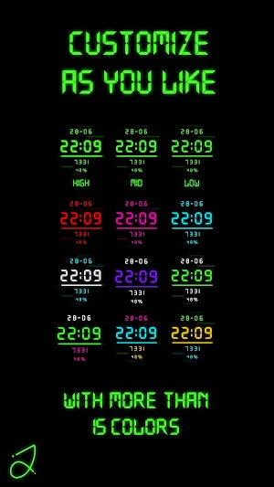 Simple Glow Watch Face Screenshot 2