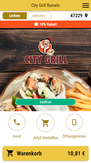 City Grill Rumeln Screenshot 0