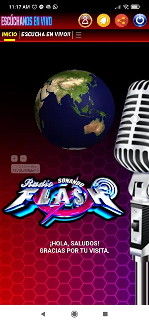 Sonando Radio Flash Screenshot 1
