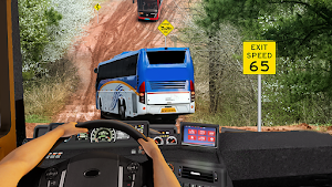 Bus Driving Simulator 2021: Offroad Hill Screenshot 2