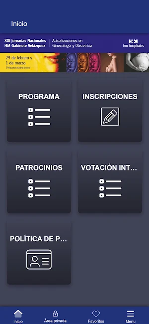 Jornadas HM Gabinete Velázquez Screenshot 1