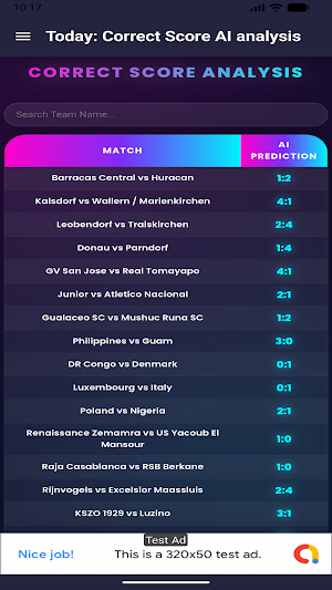 Correct Score Elite Tips Screenshot 1