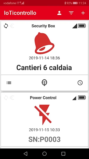 IoTicontrollo Screenshot 0