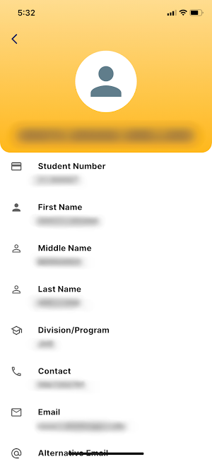 JRU Mobile App Screenshot 2