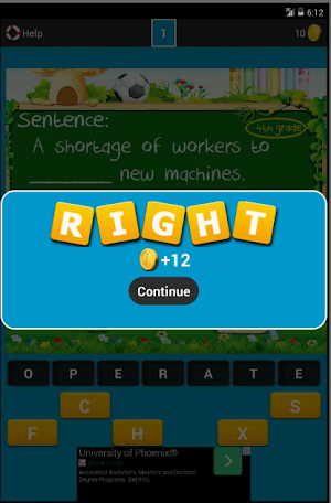 Vocabulary Games Screenshot 3