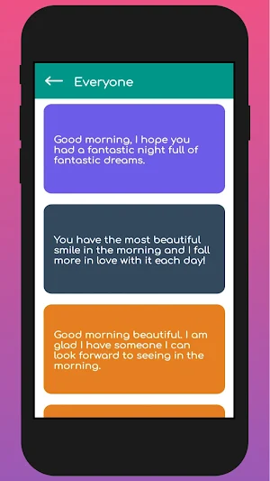 Good Morning Messages Screenshot 1