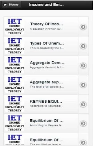 Income and Employment Theory Screenshot 0