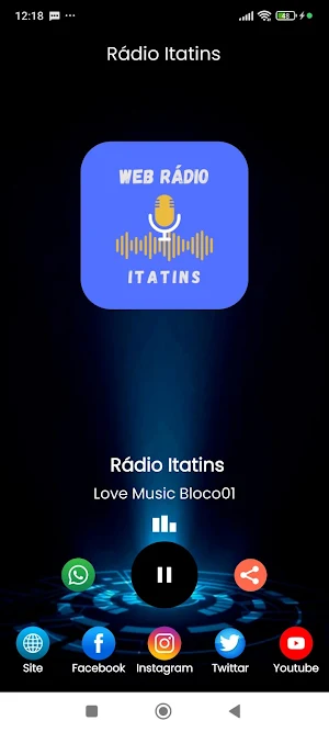Rádio Itatins Screenshot 2