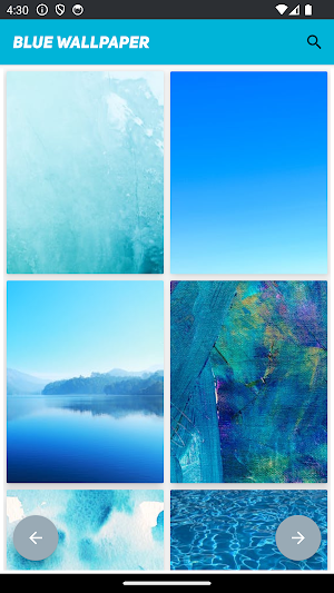 Blue Wallpaper Screenshot 1