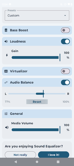 Sound Equalizer: Bass Booster Screenshot 1