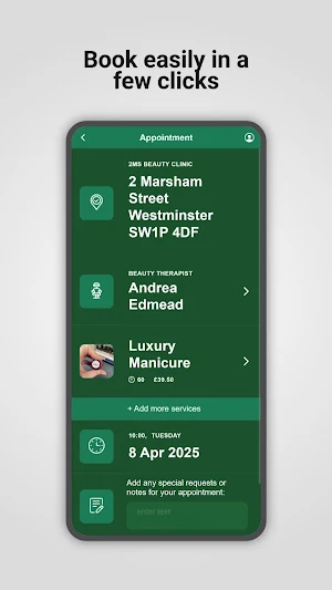 2MS Beauty Clinic. Westminster Screenshot 2