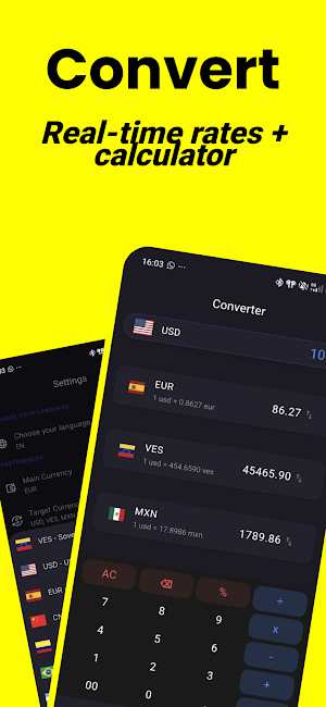 Currency Converter: Real Rates Screenshot 0