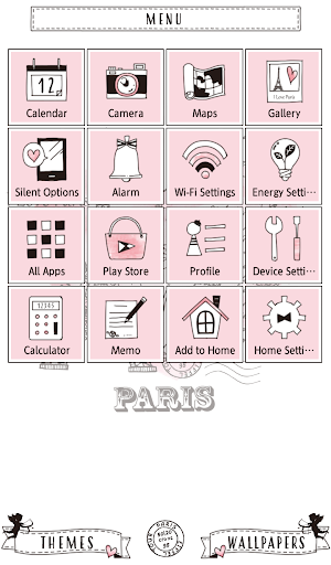 Cute Wallpaper Paris Love Theme Screenshot 1
