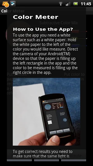 Paint Dye RYB Color Meter Screenshot 0