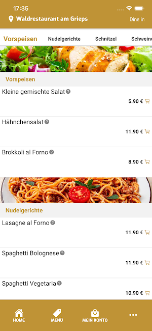 Waldrestaurant am Grieps Screenshot 2