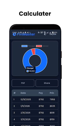 EMI Calculator + Zakat, VAT Screenshot 2