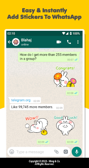 Spoiled Rabbit Daily Stickers Screenshot 2