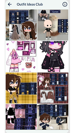 Outfit Ideas Club For Gacha Screenshot 1