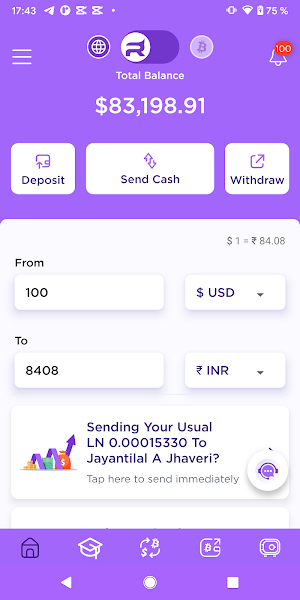 Rhino Bitcoin: Buy BTC, 0 Fees Screenshot 1
