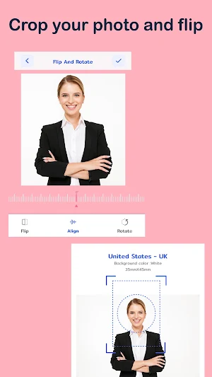 UK Passport Size Photo Maker Screenshot 2