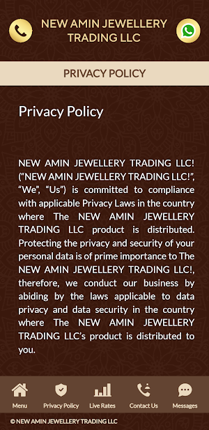 NewAmin Jewellery Trading L.L Screenshot 3