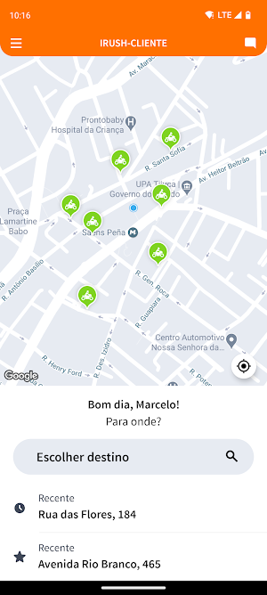 iRush-Cliente Screenshot 0