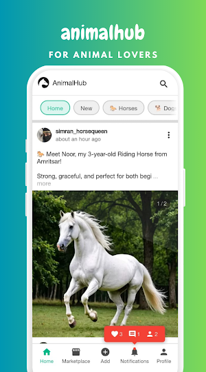 AnimalHub - Social Network Screenshot 0
