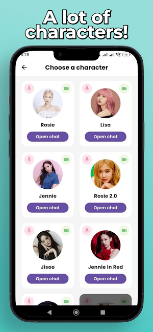 Rose Lisa Jennie Call & Chat Screenshot 3
