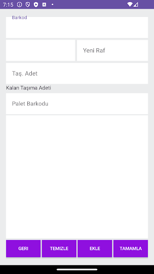 Saray Depo Uygulaması Screenshot 1