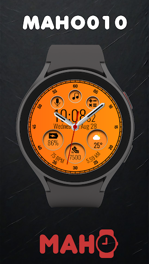 MAHO010 Wear OS Watch Face Screenshot 0