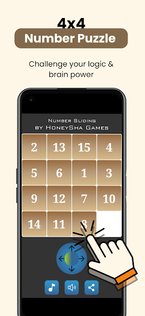 Number Slide Puzzle - NumPuz Screenshot 1