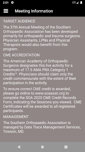 DTMS Meeting Programs Screenshot 3