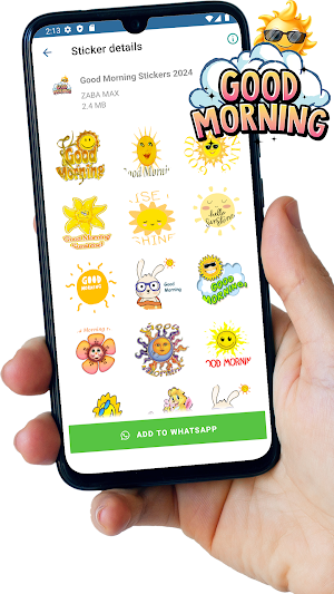 Good Morning Stickers Animated Screenshot 2