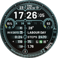 Digital Watch Face: DIGI 4