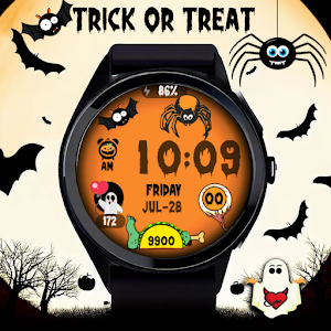 Halloween Pumpkin Bat & Ghosts Screenshot 0