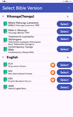 Xitsonga English Audio Bible Screenshot 2