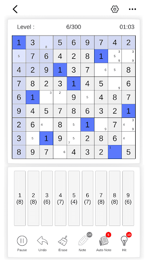 Sudoku - Exploration Puzzle Screenshot 1