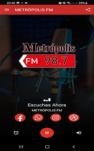 Radio Metrópolis 98.7 FM Screenshot 3