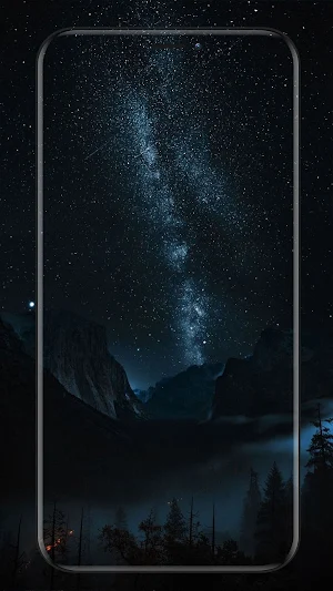 BlackWall-wallpaper black Screenshot 1