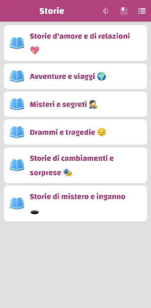 Storie Senza Filtra Screenshot 1