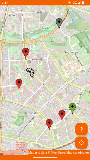 Pump It Up! - Bike Pumps Map Screenshot 0