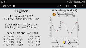 Tide Now OR, Oregon Tides, Sun and Moon Times Screenshot 3