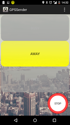 GPSSender Screenshot 2