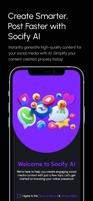 SOCIFY AI – Content Creator Screenshot 0